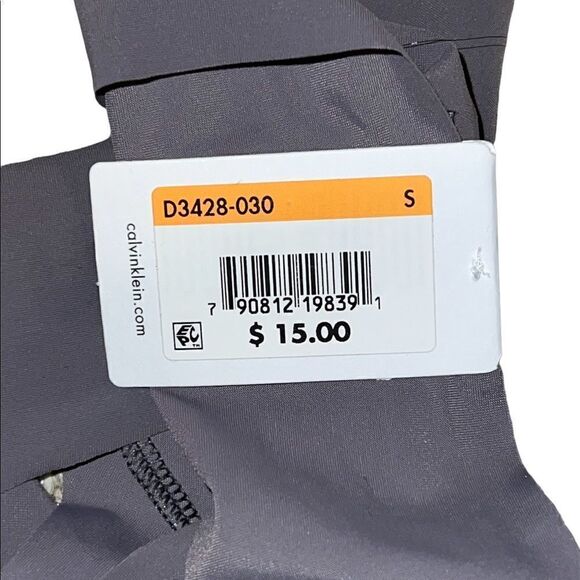 Calvin Klein Bleached Denim Purple Womens Invisibles Thong Underwear D3428 S NWT - Picture 7 of 7